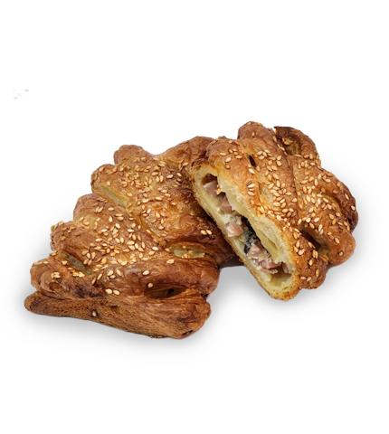 Тречча с ветчиной и грибами