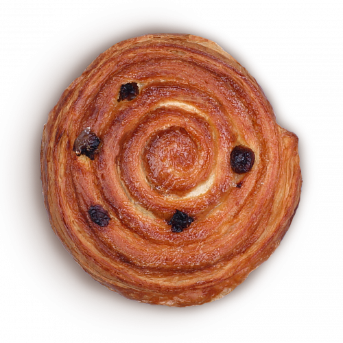 Улитка с кремом и изюмом
