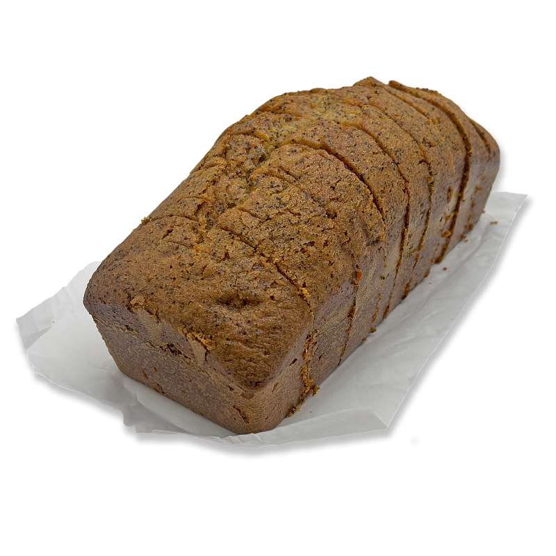 Кекс с маком (нарезан на 10 порций)